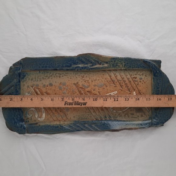 RARE -Larry Spears Nashville Indiana Pottery Wall Hanging/Tray - 17" - Picture 5 of 6